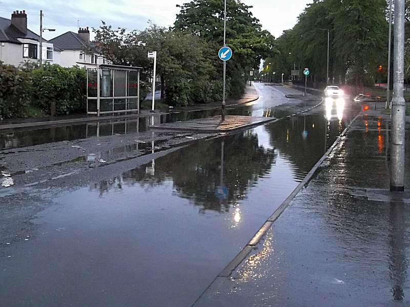 Flooded Main Road
